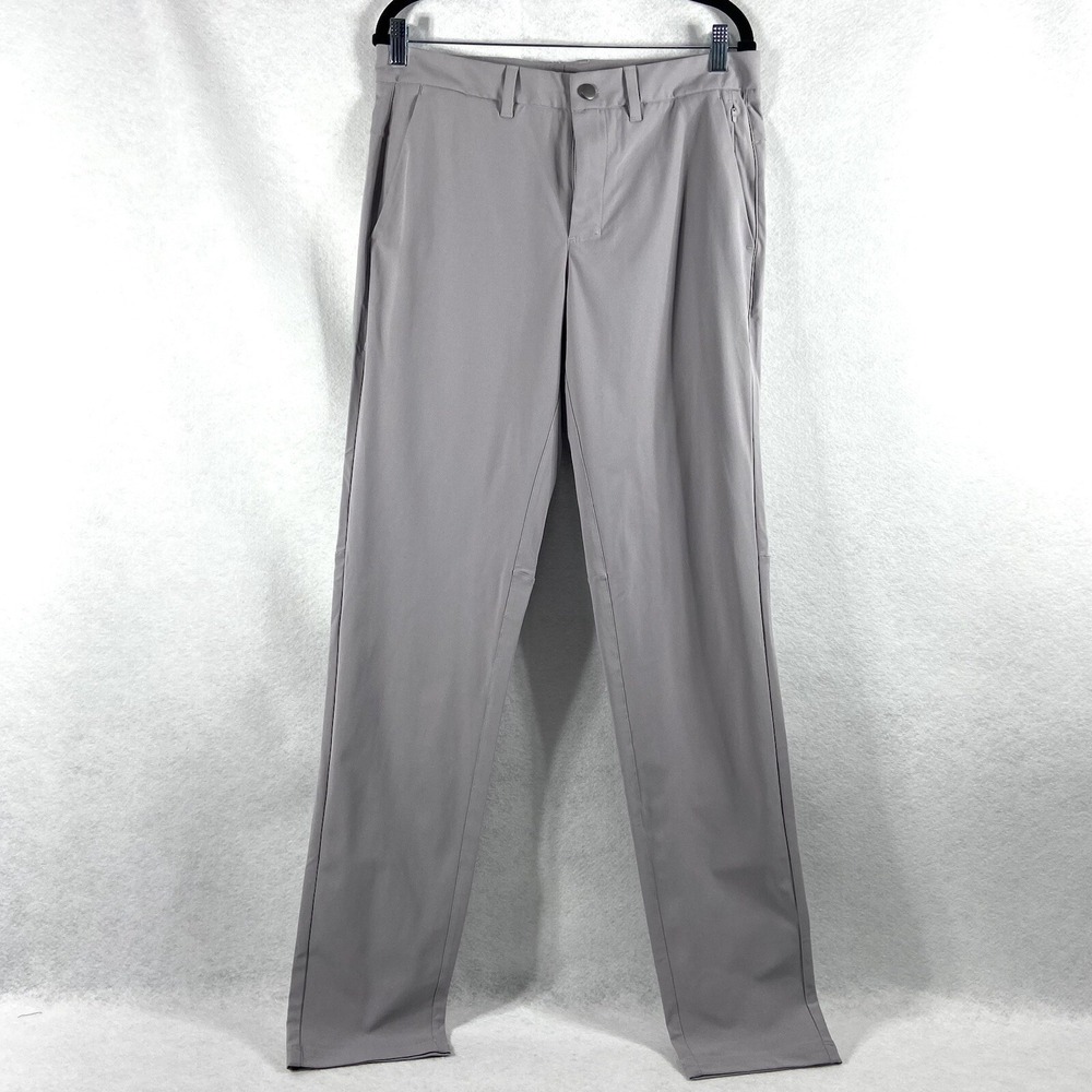 Crz Yoga Golf Pants Men's 32x34 Gull Gray Stretch Performance New